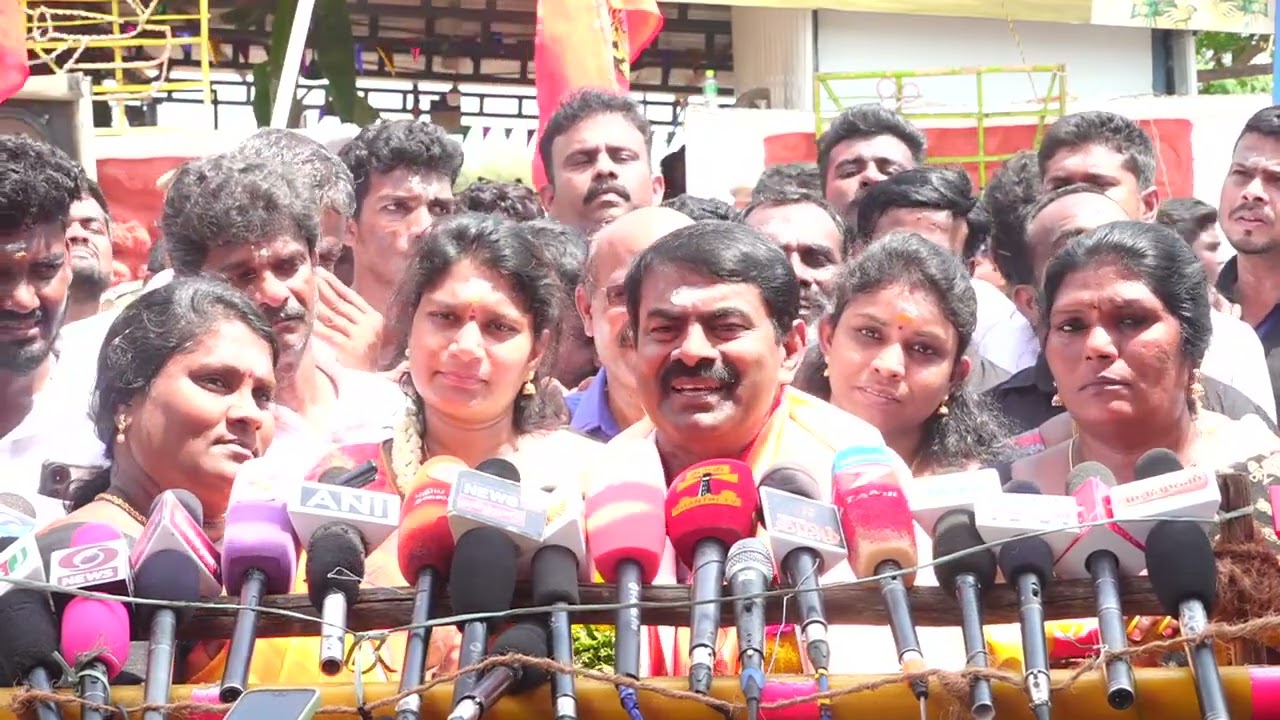?நேரலை 27-10-2024 காளையார் கோயில் – சீமான் செய்தியாளர் சந்திப்பு |  மருது பாண்டியர் நினைவுநாள்
