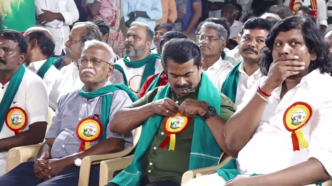 🔴நேரலை | உழவை மீட்போம்! உழவைக் காப்போம்! | சீமான் தலைமையில் நம்மாழ்வார் | புகழ்வணக்கப் பொதுக்கூட்டம
